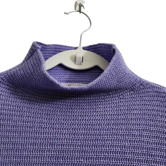 Bartolini Sweater Womens Small Purple Wool Cashmere Blend Mock Neck Italy - Picture 2 of 9